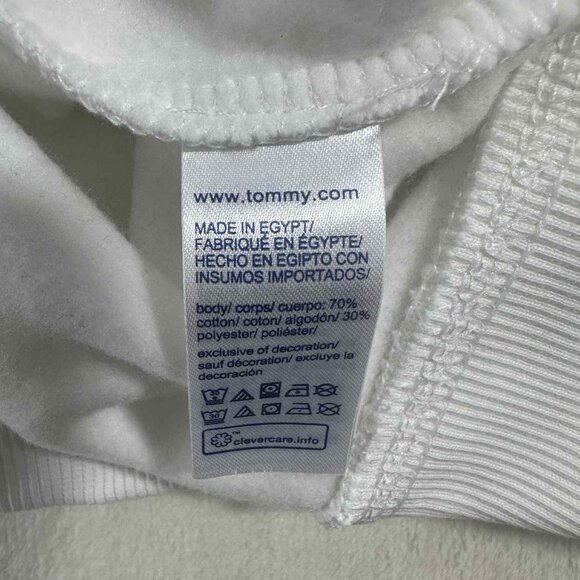 Tommy Hilfiger Logo Crewneck Casual Preppy Mens Sweatshirt Medium - Picture 10 of 10